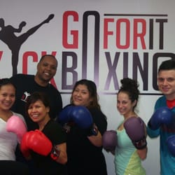 Go For It Kickboxing - Group photo after class.