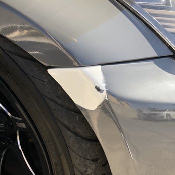Headline Auto Design - Front bumper right side damage they left - Car Window Tinting Near Me - Montclair, California Headline Auto Design - Front bumper right side damage they left - Car Window Tinting Near Me - Montclair, California
