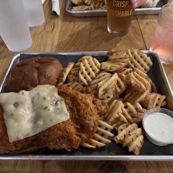 Piedmont Brewery & Kitchen - Buffalo Chicken Sandwich - Breweries Near Me - Macon, Georgia Piedmont Brewery & Kitchen - Buffalo Chicken Sandwich - Breweries Near Me - Macon, Georgia