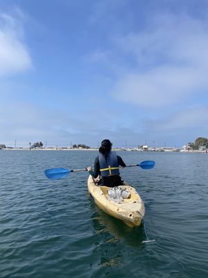 Kayaks On the Water by null