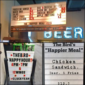 The Bird - Menu - Chicken Shop Near Me - San Francisco, California The Bird - Menu - Chicken Shop Near Me - San Francisco, California