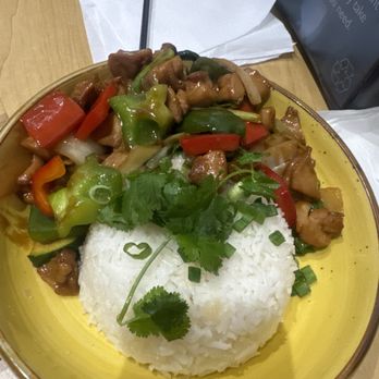 Hiccups - Kung Pao Chicken with Rice - Coffee & Tea Near Me - Long Beach, California