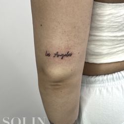 Solin Tattoo - Lettering