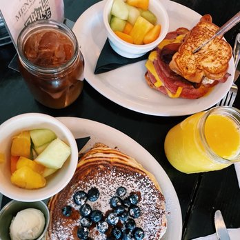 The Committed Pig - Blueberry pancakes  Brunchwich - Breakfast & Brunch Near Me - Morristown, New Jersey