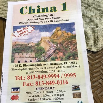 China One - Chinese Near Me - Brandon, Florida