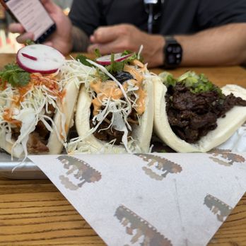 Steamy Piggy - Bao flight with chicken, braised pork and bulgogi - Chinese Near Me - San Diego, California Steamy Piggy - Bao flight with chicken, braised pork and bulgogi - Chinese Near Me - San Diego, California