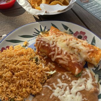 Agaves Cantina - Pick two combo with refried beans and rice - Mexican Near Me - Summerville, South Carolina