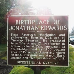 Jonathan Edwards Birthplace Marker