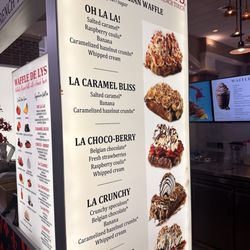 Waffle de Lys - Menu