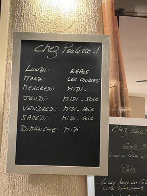 Menu photo 1 Chez Poulette a Cassis Cassis, 13