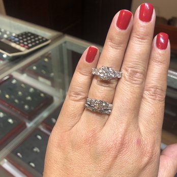 Just Bands - Trying on the new ring - Jewelry Near Me - San Francisco, California