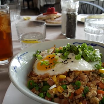 Live Oak Cafe - Pacific Rim Bacon Fried Rice ($10, 4 stars) - Breakfast & Brunch Near Me - Santa Barbara, California Live Oak Cafe - Pacific Rim Bacon Fried Rice ($10, 4 stars) - Breakfast & Brunch Near Me - Santa Barbara, California