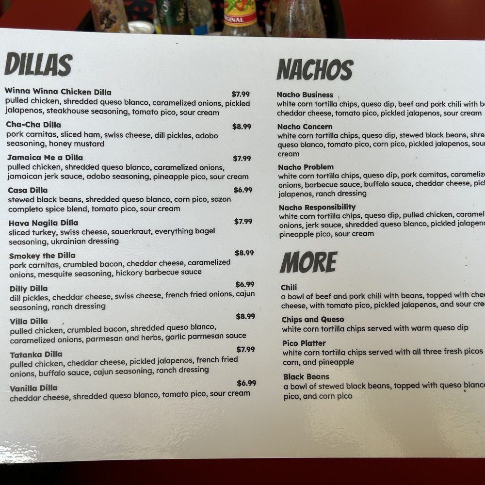Killa Dillas - Tex-Mex Near Me - Henrico, Virginia