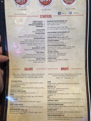 Menu photo 4 The Bar Mission, KS Menu photo 4 The Bar Mission, KS