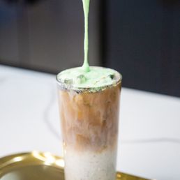 Pandan Foam Thai Tea