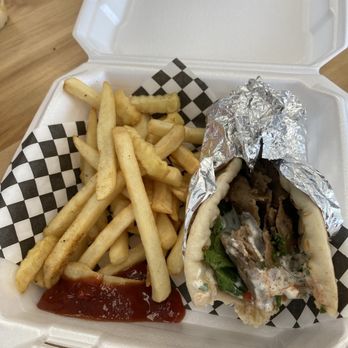 Zeus The Greek - Gyro sandwich combo - Greek Near Me - Midwest City, Oklahoma Zeus The Greek - Gyro sandwich combo - Greek Near Me - Midwest City, Oklahoma
