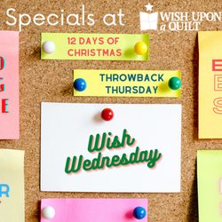 New weekly specials: Like Wish Wednesday
