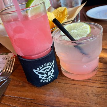 Paloma Suerte - Watermelon Ranch Water - Mexican Near Me - Fort Worth, Texas Paloma Suerte - Watermelon Ranch Water - Mexican Near Me - Fort Worth, Texas