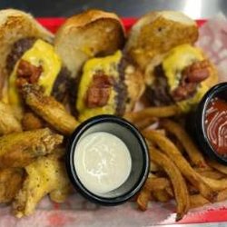 Honey's Grill - Deal or No Deal
Sliders Wing & Onion Rings, instead of onion rings Fries