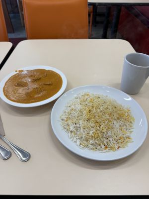 Naan n curry by null