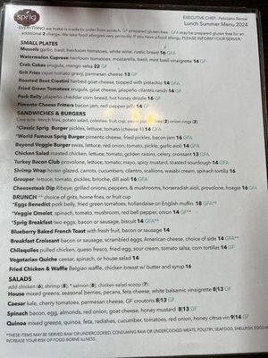 Menu photo 7 Sprig Restaurant Decatur, GA Menu photo 7 Sprig Restaurant Decatur, GA