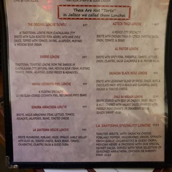 La Santisima - Menu #2 - Mexican Near Me - Phoenix, Arizona La Santisima - Menu #2 - Mexican Near Me - Phoenix, Arizona