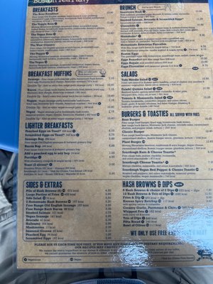 Menu photo 1 Boston Tea Party Bath, BAS Menu photo 1 Boston Tea Party Bath, BAS
