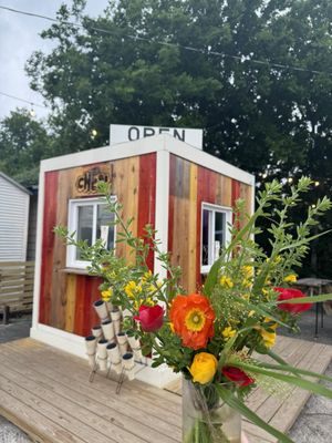 Cheri Coffee and Flowers by null