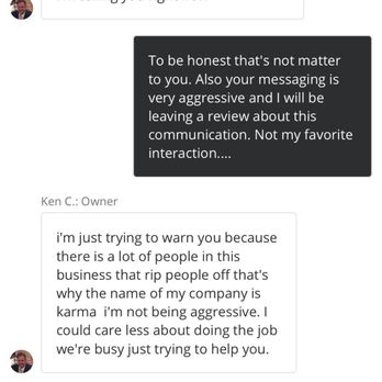 Karma Carpet Cleaning - Conversation with vendor - Carpet Cleaning Near Me - El Segundo, California
