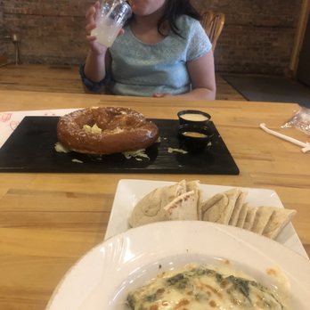 Bulldog Brewing Co - Pretzel , artichoke spinach dip - Breweries Near Me - Whiting, Indiana Bulldog Brewing Co - Pretzel , artichoke spinach dip - Breweries Near Me - Whiting, Indiana