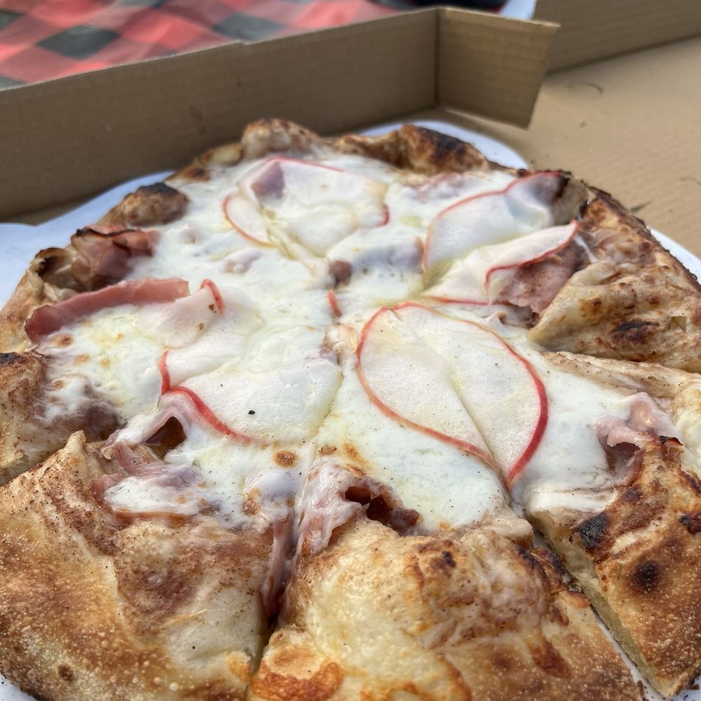Randall Orchards - Apple butter pizza.  Sweet like a dessert. - Fruits & Veggies Near Me - Standish, Maine