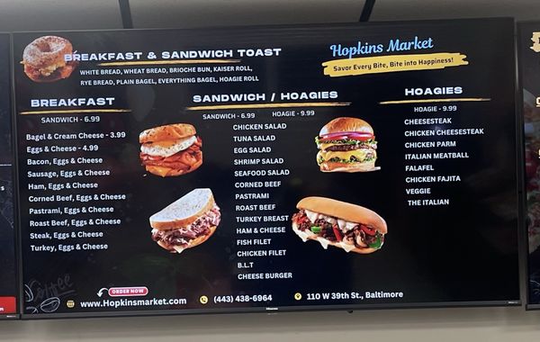 Menu photo 5 Hopkins Market Baltimore, MD Menu photo 5 Hopkins Market Baltimore, MD