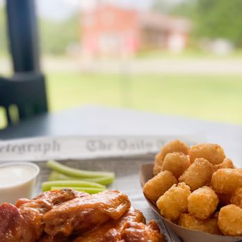 Buckalew's on Main - Traditional Wings -- tossed your way. Buffalo (mild/med/hot), garlic parm, bbq, teriyaki, or lemon pepper! - Smokehouse Near Me - Milner, Georgia Buckalew's on Main - Traditional Wings -- tossed your way. Buffalo (mild/med/hot), garlic parm, bbq, teriyaki, or lemon pepper! - Smokehouse Near Me - Milner, Georgia