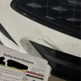 Proof of Service with uncleaned car