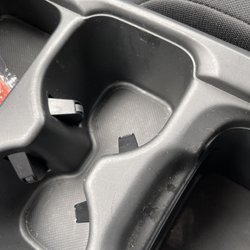Take 5 Car Wash - Didn't even bother to clean inside cup holder