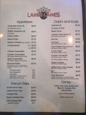 Menu photo 2 Lakes Lanes Bowling Alley The Colony, TX Menu photo 2 Lakes Lanes Bowling Alley The Colony, TX