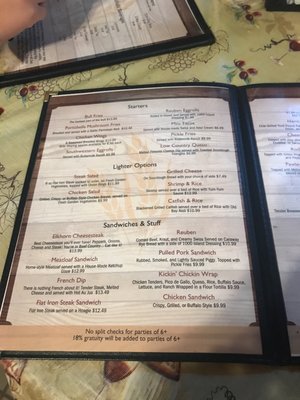 Menu photo 4 The Elkhorn Bar Meeteetse, WY Menu photo 4 The Elkhorn Bar Meeteetse, WY
