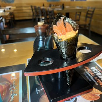 Ato Sushi - Spicy salmon handroll - Sushi Bars Near Me - Grand Rapids, Michigan Ato Sushi - Spicy salmon handroll - Sushi Bars Near Me - Grand Rapids, Michigan