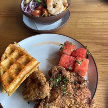Yardbird Table & Bar - Chicken & Waffles Country Cobb Protein Bowl - Southern Near Me - Miami Beach, Florida