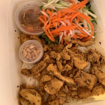 Kim's Cafe & Sandwiches - Lemongrass chicken vermicelli bowl - Sandwiches Near Me - Albany, California Kim's Cafe & Sandwiches - Lemongrass chicken vermicelli bowl - Sandwiches Near Me - Albany, California