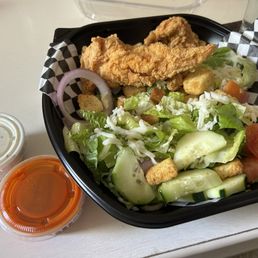 2 Tenders Combo with Green Salad Takeout