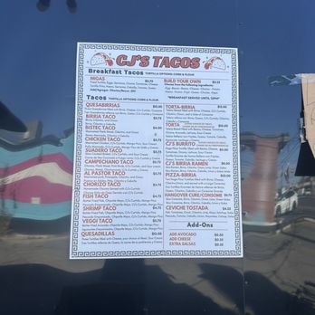 CJ’s Tacos - Food Trucks Near Me - Austin, Texas CJ’s Tacos - Food Trucks Near Me - Austin, Texas