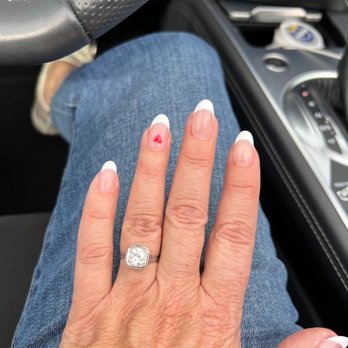 Aura Nail Place - Gel x nails- French - Waxing Near Me - Orange, California