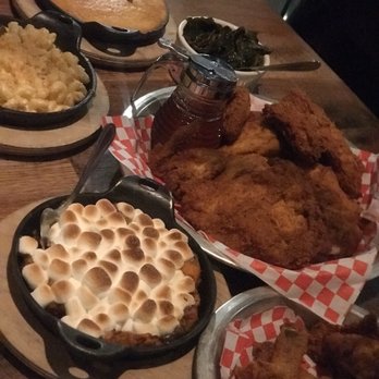 The Eagle OTR - Fried chicken, sweet potato casserole, Mac and cheese, cornbread - American Near Me - Cincinnati, Ohio The Eagle OTR - Fried chicken, sweet potato casserole, Mac and cheese, cornbread - American Near Me - Cincinnati, Ohio