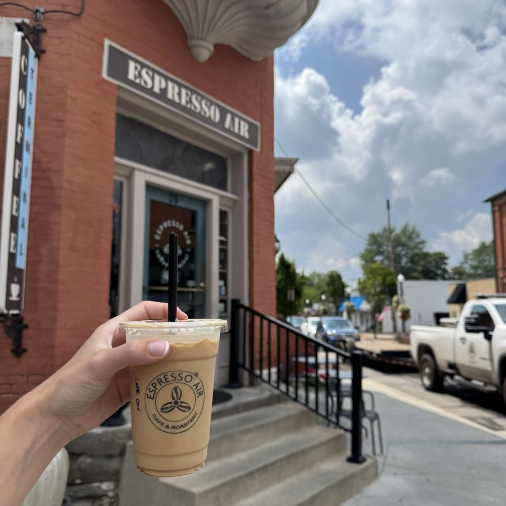 Espresso Air - Iced caramel latte - Coffee & Tea Near Me - Westerville, Ohio