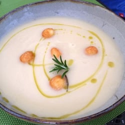 Ristorante del Mercato - cauliflower soup - rich, creamy, and delicious!