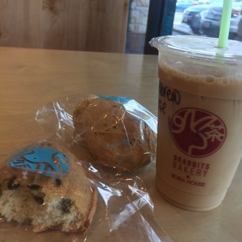 9 Rabbits Bakery - The items I got. Almond loaf, chewy bun and cold brew latte - Bakeries Near Me - Dallas, Texas 9 Rabbits Bakery - The items I got. Almond loaf, chewy bun and cold brew latte - Bakeries Near Me - Dallas, Texas