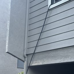 Cords hanging from windows since there is no EV charging.