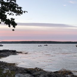 Sunset view from our cottage