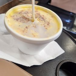Esquite with a lid